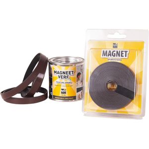 MagPaint | Magneetverf | 250ml (0.5m²) | + 3 Meter Magneetband