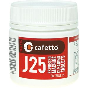 Cafetto J25 - Reinigingstabletten voor Jura koffiemachines - 60 x 2,5 gram