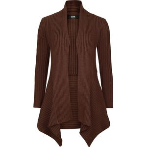 Black Premium by EMP bruine cardigan met asymmetrische snit - Dames - S