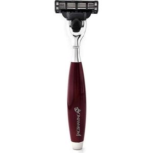 Baard en snor luxe 3 rand compatibele scheren scheermes perfecte schoon scheren veiligheidsscheermes voor heren (3 Blade Safety Razor)