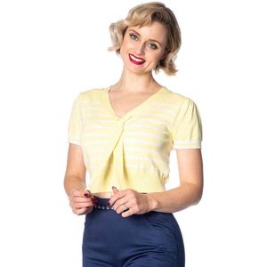 Dancing Days Top -M- SAILOR STRIPE Geel