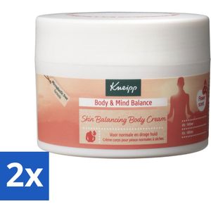 Kneipp - Body crème - Body & Mind Balance - Iris & Vetiver - 200 ml - Voordeelverpakking - 2 stuks