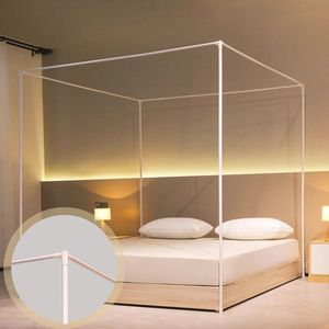 Luifel Bedframe Super King Size - Wit, Multifunctioneel & Stevig