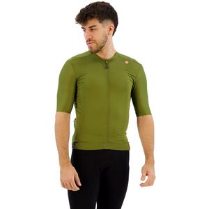 Castelli Espresso Korte Mouw Wielertrui Groen S Man