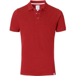 SKOT Polo Duurzaam - Heren Ruby Red - rood - Maat S