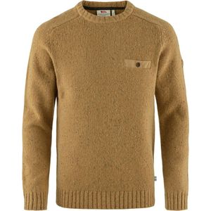 Fjallraven Lada Round Neck Sweater - Trui - Heren - Buckwheat Brown - Maat XXL