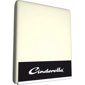 Cinderella Hoeslaken voor Topmatras 90 x 200 - Katoen - tot Hoekhoogte 12 cm - Vanille