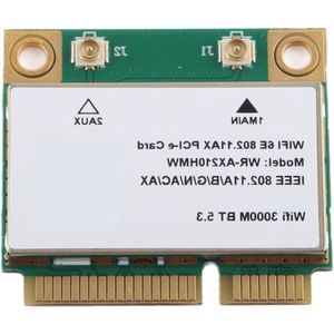 WiFi-kaart AX210HMW 5374M Wi-Fi 6E 6GHz MU-MIMO Tri-Band Bluetooth 5.2 MINI PCIE Draadloze Netwerkkaart - Interne Draadloze Module Uitbreiden Voor Laptop .