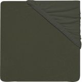 Jollein - Baby Hoeslaken Jersey (Leaf Green) - Katoen - Hoeslaken Wieg - 40/50x80/90cm