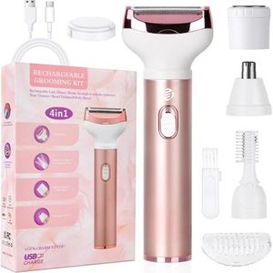 Equivera Epileerapparaat Dames - Epilator voor Vrouwen - Ladyshave - Ontharingsapparaat - Eenvoudig Ontharen