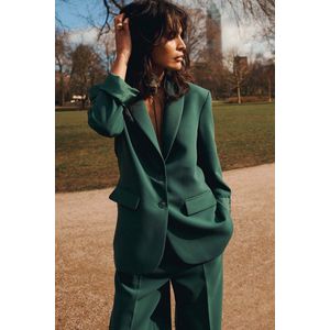 Summum Woman Dames blazer groen (Maat: 38) - Effen
