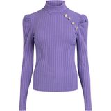 Mymo - Coltrui - Paars - Ribgebreid Patroon