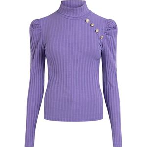 Mymo - Coltrui - Paars - Ribgebreid Patroon