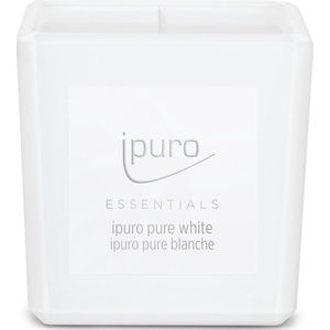 Ipuro Essentials Pure White Geurkaars 125g