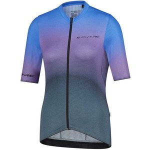 Shimano S-phyre Leggera Korte Mouw Wielertrui Blauw,Paars L Vrouw