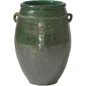 EGD Bloempot-Vaas Cement Groen D 42 cm H 69 cm