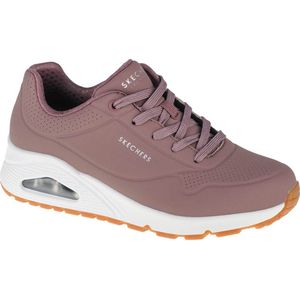 Skechers Uno Stand on Air mauve roze sneakers dames (73690 MVE)