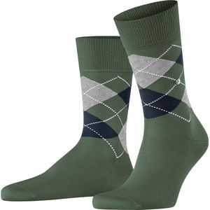 Burlington Manchester one-size organisch katoen sokken heren groen - Maat 40-46