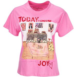 Frogbox • roze t-shirt joy • maat 36