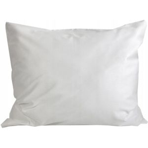 Kussensloop - Crème - 70x80 cm - Katoen Satijn - Effen Kleur