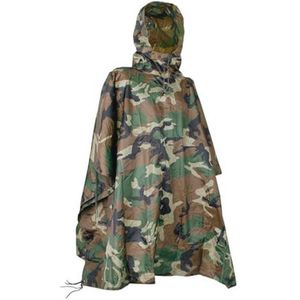 Waterdichte poncho – ideaal als regenbescherming en veelzijdige tarp