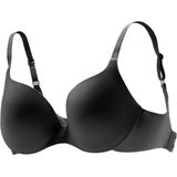Royal Lounge Junky Royal Fit zwart padded bra zwart - voorgevormde bh Maat: 70B