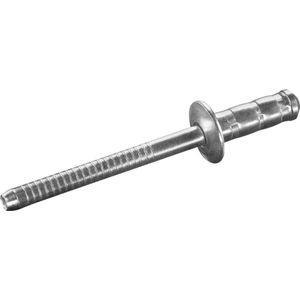 GOEBEL® - 500 x Multi-Grip blindklinknagels (Ø x L) 4 x 15 mm - RVS A2 / RVS A2 - Vlakke kop - MULTI - 7030840150 - Popnagel