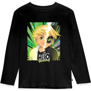 Miraculous I Am My Own Hero Adrien Cat Noir Premium T-Shirt Kinderen Met Lange Mouwen