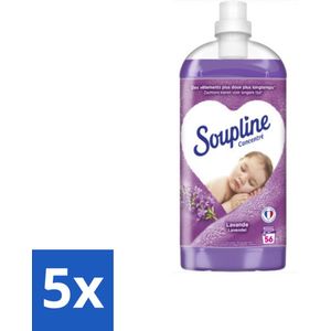 Soupline - Wasverzachter - Lavendel - 56 Wasbeurten - 1.3L - Bulkverpakking - 5 stuks