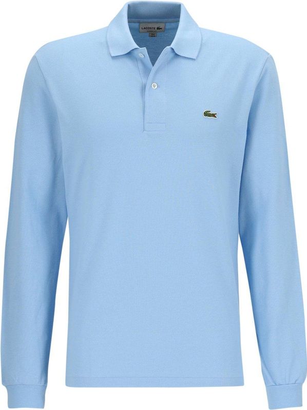 Lacoste - Classic Fit - Polo - Lichtblauw - Lange Mouw