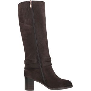 Tamaris - Knielaarzen - Bruin - Hakhoogte 6,5 cm