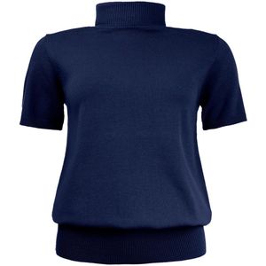 NED T-shirt Mayra 1 2 Ss Rmb Brei 25w1 U106 01 303 Marine Dames Maat - S