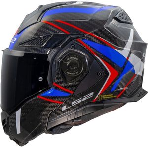 LS2 - Advant X Carbon Future II FF901 - Helm - Blauw/Rood - Maat XXXL