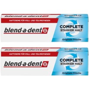 Blend-a-dent - Super kleefcrème - voor gebit en deelprothese - Voordeelset a 2 stuks a 47 gram!!