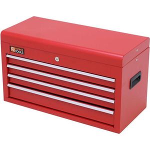 George Tools gereedschapskist 4 lades rood