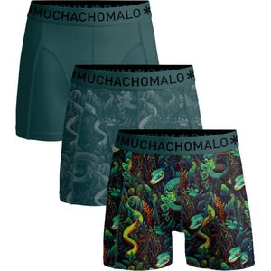 Muchachomalo 3 pack boys short U-snakey1010-01J 01 Blauw-158-164