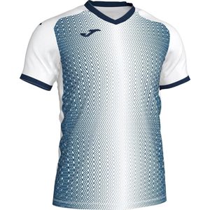 Joma Supernova Shirt Korte Mouw Heren - Wit / Marine | Maat: S