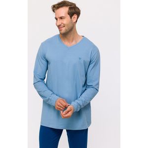Woody Heren Pyjama blauw - maat XL
