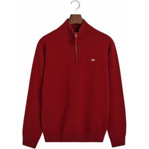 GANT - Superfine Lambswool Half Zip - Gebreide Trui - Plumped Red