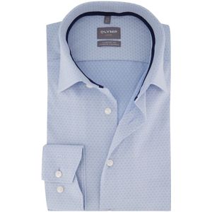 Olymp - Overhemd - Lichtblauw - Comfort Fit - Semi-Wide Collar