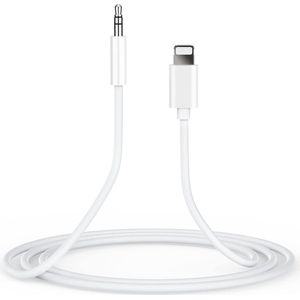 Kabel Geschikt voor Lightning poort naar Jack Kabel - Aux Kabel Geschikt voor iPhone 14 / 14 Pro / 14 Pro Max Headphone Jack Audio Aux Kabel 1M - 3,5 mm