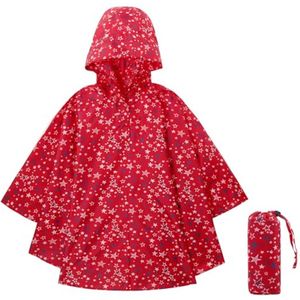 Regenponcho voor kinderen 3-14 jaar - Lichtgewicht waterdichte poncho met capuchon