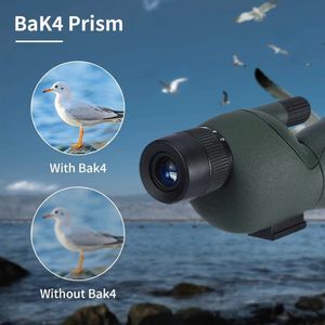 25-75X60 Zoom Spotting Scope Ed Lens Krachtige Monoculaire Bak4 Prisma Telescoop Voor Outdoor Camping Bird Watching Shooting