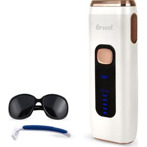 Saaf Pro-L Laser Ontharingsapparaat - IPL - Met Scheermesje en Veiligheidsbril - 5 Standen