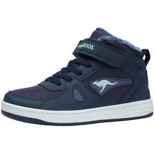 KangaROOS K-CP Kalley II EV hoge unisex kindersneaker warme voering blauw