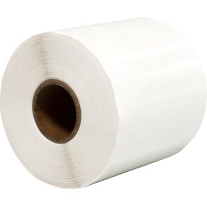 500 Etiketten Rond Transparant 65 mm op Rol - Sluitzegel - Markeringspunten - Blanco ronde stickers - DULA