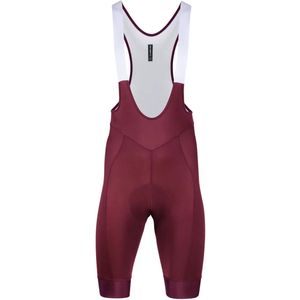 Nalini - Heren - Fietsbroek kort met bretels - Koersbroek - Met Zeem - ZAFFIRO BIB SHORT - BORDEAUX - M