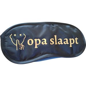 TWOA-Slaapmasker-Grappige tekst- zwart polyester- opa slaapt