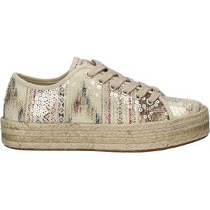 Rieker dames sneaker - Beige multi - Maat 36