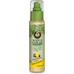 Pharmaid Athena’s Treasures Body & Hair Oil Macadamia – Intensieve Voeding & Hydratatie voor Huid en Haar (100ml)